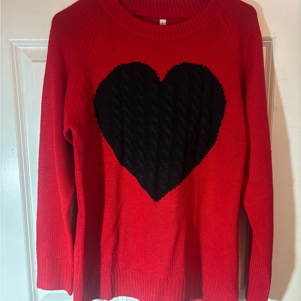 Red Heart Sweater